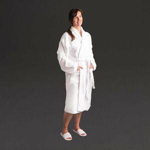 Eco Robe, Bathrobes White - Large - HD222 - 3