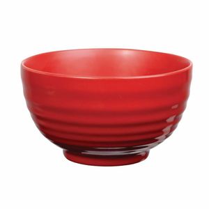 Art de Cuisine Red Glaze Ripple Bowls Small (Pack of 6) - GF707 - 1
