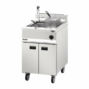 Lincat Opus 800 Single Tank Twin Basket Free Standing Natural Gas Filtration Fryer OG8107/OP - DM535-N - 3