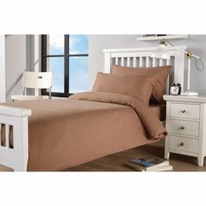 Mitre Essentials Spectrum Duvet Cover Mocha Double - GU215 - 1