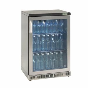 Gamko Bottle Cooler - Single Hinged Door 150 Ltr Stainless Steel - CE558 - 1