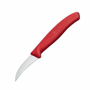 Shaping Knife, Curved Blade 8cm Red - 1