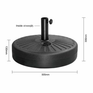 Bolero Parasol Base Black - 20Ltr - 3