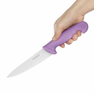 Hygiplas Cooks Knife Purple 15.9cm - 2
