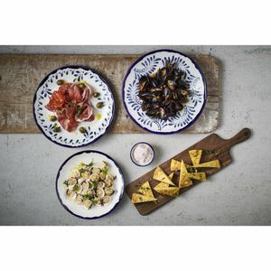 Dudson Harvest Mediterranean Organic Coupe Plate 10.6 inch Box 12 - CU039 - 3