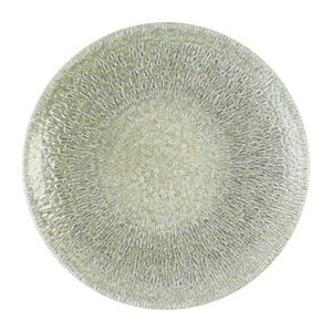 Dudson Harvest Grain Speckled Green Organic Coupe Plate 164mm (Pack of 12) - DX864 - 1
