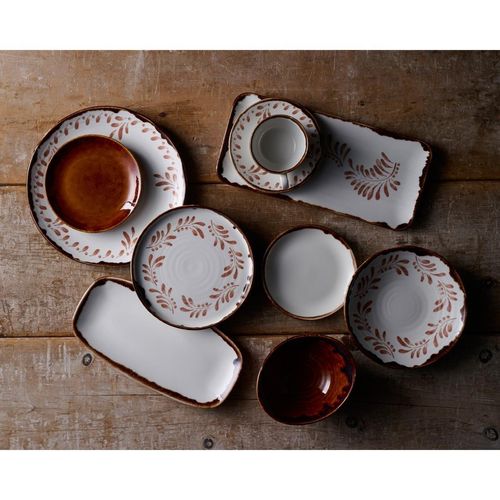 Dudson Harvest Mediterranean Terracotta Organic Coupe Bowl 279mm (Pack of 12) - DX878 - 6