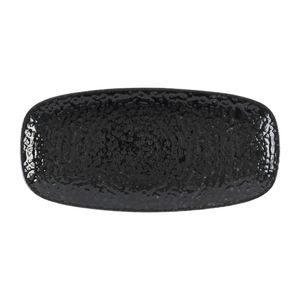 Churchill Studio Prints Homespun Chroma Carbon Chefs' Oblong Plate No. 2 (269 x 127mm) (Pack of 12) - DX828 - 1