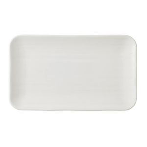 Churchill Dudson Harvest Norse White Organic Rectangular Plate 270 x 160mm (Pack of 12) - CU678 - 1