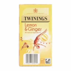 Twinings Lemon & Ginger Enveloped Tea Bags (Pack of 240) - DZ462 - 1