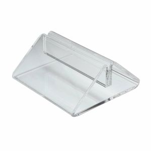 Beaumont Tent Menu Holder Clear Perspex - CZ425 - 1