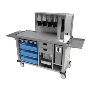 Moffat BBTX Beverage & Breakfast Trolley with 2 End Shelves - HS898 - 1