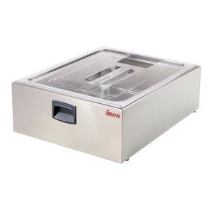 Sirman 2/1 GN Stainless Steel Tray with Lid 69062500 - FU918 - 1