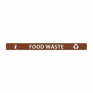 Jantex Slim Bin Lid Food Waste Label - FX195 - 1