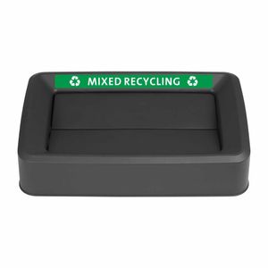 Jantex Slim Bin Lid Mixed Recycling Label - FX197 - 3
