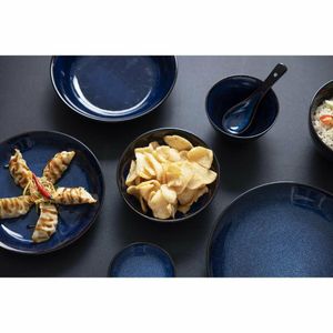 Olympia Luna Midnight Blue Footed Bowls 205mm (Pack of 4) - DZ776 - 3