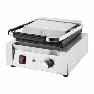 Buffalo Bistro Ribbed Contact Grill - CU600 - 1