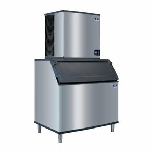 Manitowoc Ice Indigo NXT iT0900 Series 378kg Half Dice Ice Machine with Storage Bin D970 - HW749 - 1