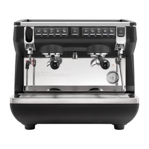 Nuova Simonelli Appia Compact 2 Group Coffee Machine with Autosteam Wand Black - HX405 - 1