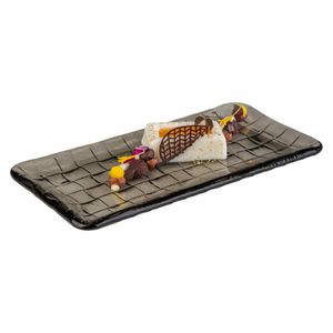 APS Takashi Sushi Board French Grey Glass 260x130mm - HY315 - 3