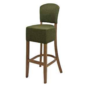 Hanoi Bar Chair in Weathered Oak with Shetland Forest Seatpad - HP785 - 1