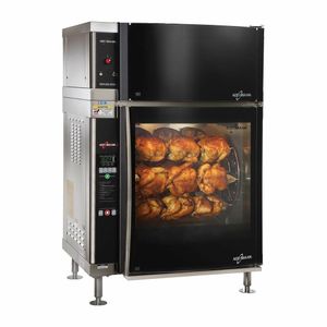 Alto-Shaam High-Speed Double Pane Electric Rotisserie & Hood AR-7EVH/DP - CK097 - 1