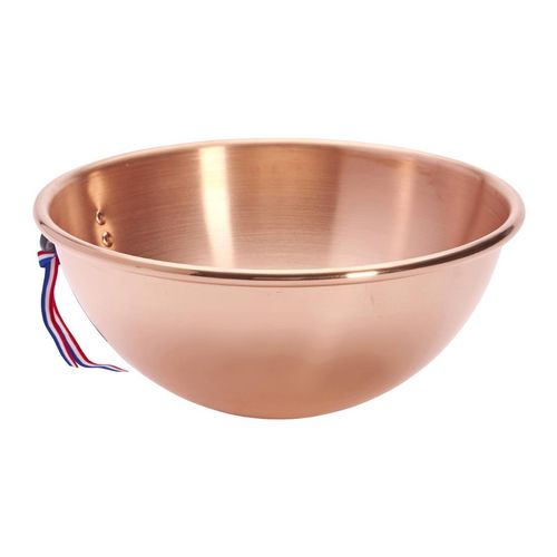 De Buyer Copper Egg Whites Bowl with Cast Iron Ring Handle 200mm - HZ140 - 9