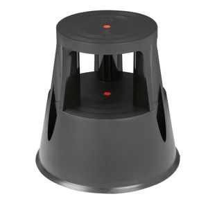 Vogue Kick Step Stool Black - HC359 - 1