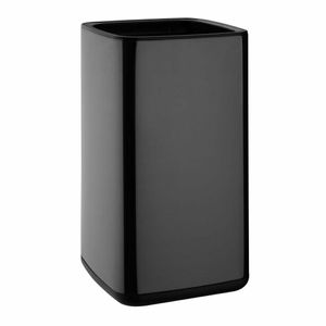Bolero Square Waste Bin Titanium Black 10Ltr - HX260 - 1