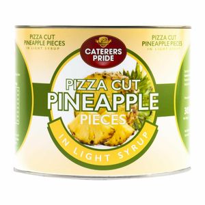Caterers Pride Pineapple Pieces Pizza Cut in Light Syrup 3kg - HW340 - 1