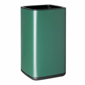 Bolero Square Waste Bin Green 10Ltr - HX262 - 1