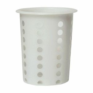 Cutlery Cylinder White 100 mm Dia.135mm High - 1