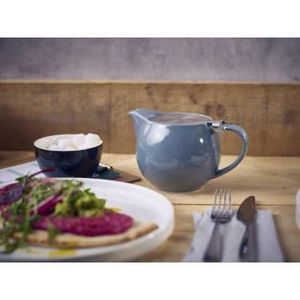 GenWare Porcelain Grey Teapot with St/ St Lid & Infuser 50cl/ 17.6oz (Pack of 6) - 3
