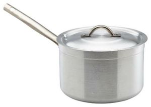 Aluminium Saucepan With Lid 5.5Litre - 1