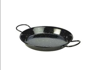 Black Enamel Paella Pan 26cm (Pack of 6) - 1