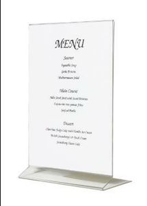 Acrylic Menu Holder A5 Size - 1
