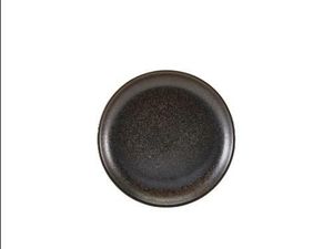 Terra Porcelain Black Coupe Plate 24cm (Pack of 6) - 1