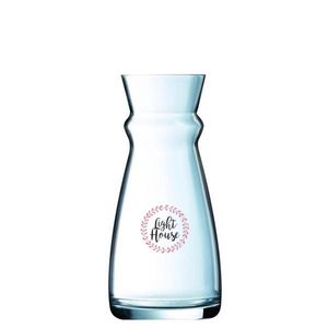 Custom Branded Fluid Glass Carafe (250ml/8.75oz) - 1