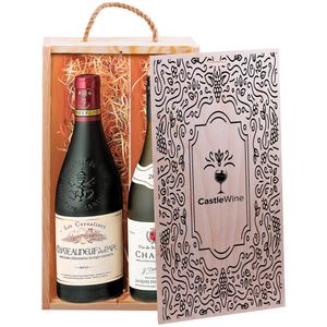 Custom Branded Wine box 2 bottle - 1
