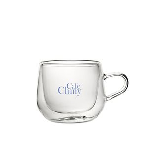 Custom Branded Double Walled Coffee Glass (390ml/14oz) - 1