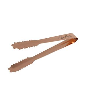 Custom Branded Copper Ice Tongs - 1