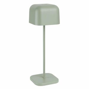 Olympia Lucca Table Lamp Squared Dome Sage 300mm - HZ214 - 1