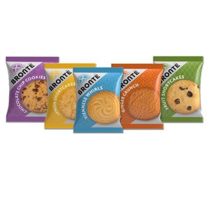 Bronte Traditional Mini Packs Assorted Biscuits 5 Varieties 30g (100 Pack) - KA640 - 1