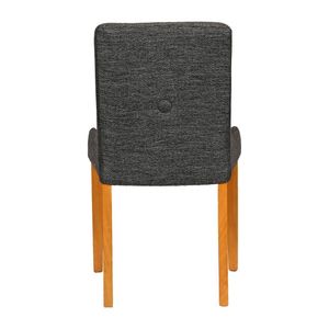 Bath Soft Oak Dining Chair with Smoke Back & Tan Seat (6 Pack) - JA293 - 3