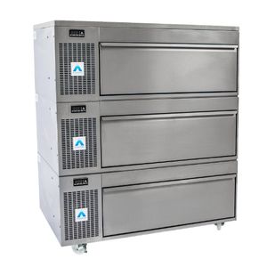 Adande 3 Drawer Variable Temp Fridge Freezer with Standard Castors & Solid Work Top VCS R2 V1 - HW861 - 1