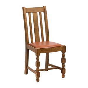 Thame Dining Chair in Weathered Oak with Bison Tan Seat (6 Pack) - JA257 - 1