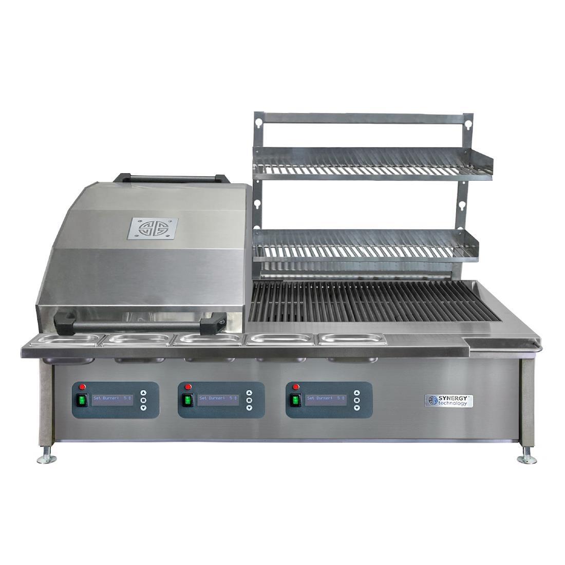 Synergy CharGo STCGO1300 Chargrill Oven with Lid & Slow Cook Shelf ...