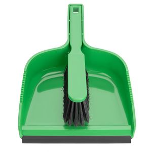 Jantex Dustpan & Brush Set - Green - HZ841 - 3