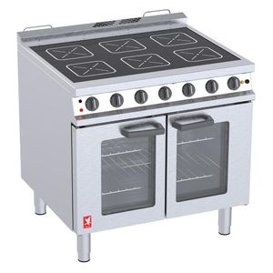 Falcon Dominator Plus Ceramic Glass Top Electric Oven Range with Feet - JA597 - 1