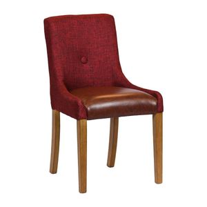Bath Weathered Oak Dining Chair with Scarlett Back & Espresso Seat (6 Pack) - JA299 - 1
